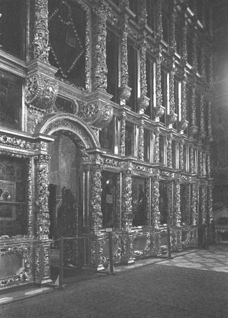 Kathedraal van de Smolensk icoon van onze Lieve Vrouw: iconostase (detail)