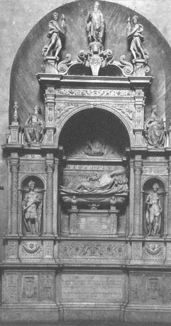 Grafmonument van kardinaal Girolamo Basso della Rovere met heiligen en deugden