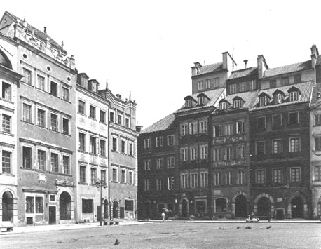 Huizen aan het Oude marktplein