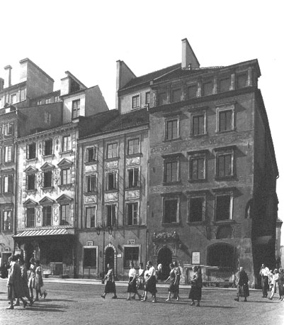 Huizen aan het Oude marktplein