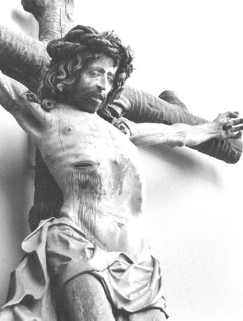 Gekruisigde Christus, genoemd Misericors Salvator, bovenlichaam