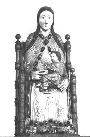 Tronende Maria met Christuskind (Sedes Sapientiae)