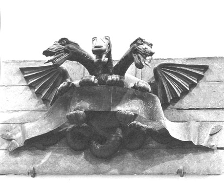 Gevelteken van het huis "Drakenborch"