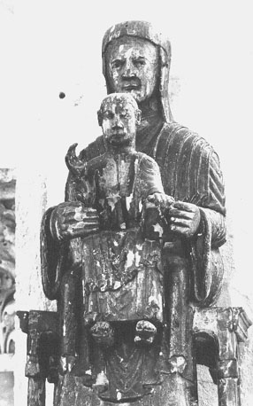 Tronende Maria met Christuskind: Sedes Sapientiae