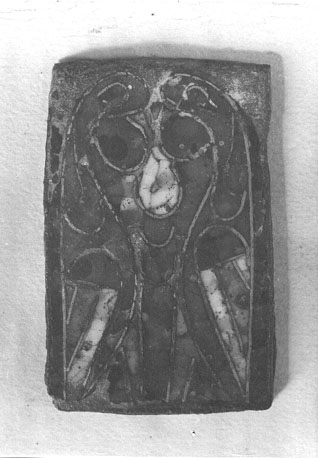 Plaque: twee vogels