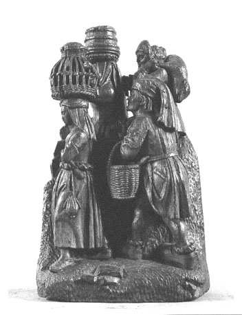 De herders op weg naar Bethlehem