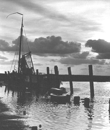 (Vissers-) boten op het water