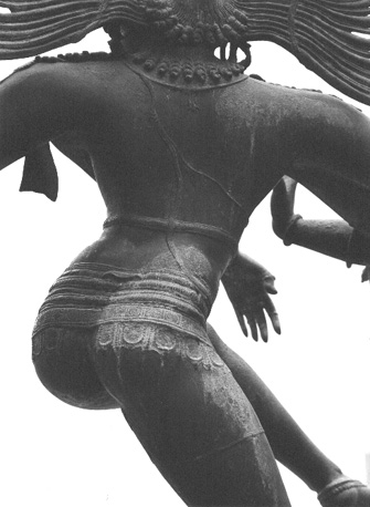 Shiva, Koning van de Dans: achterkant (detail)