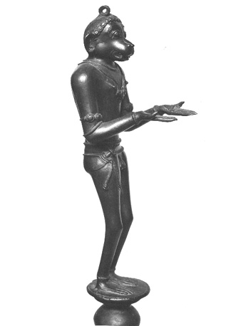 Hanuman als lamphouder