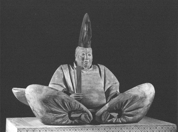 Zittend persoon (Uesugi Shigefusa, een strijder)