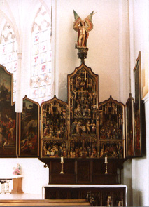 Broederschapsaltaar met de Passie van Christus