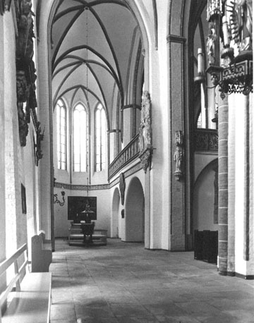 Kapel links van het koor, vanuit het westen