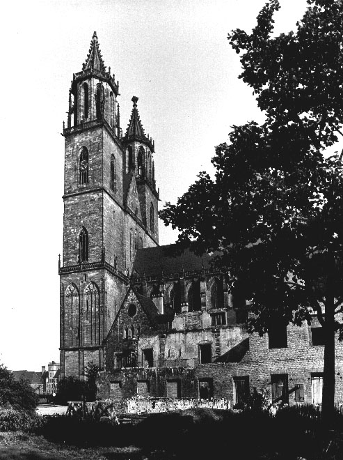 Zuidzijde van Dom, westelijk gedeelte