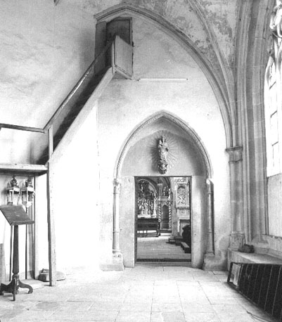 Portaal aan zuidtransept, gezien vanuit het zuiden (?)