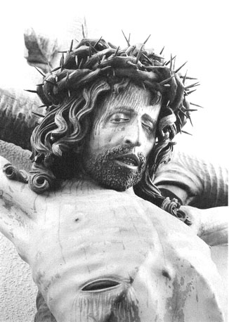 Gekruisigde Christus, genoemd Misericors Salvator, bovenlichaam