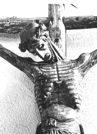 Christus aan het kruis, bovenlichaam
