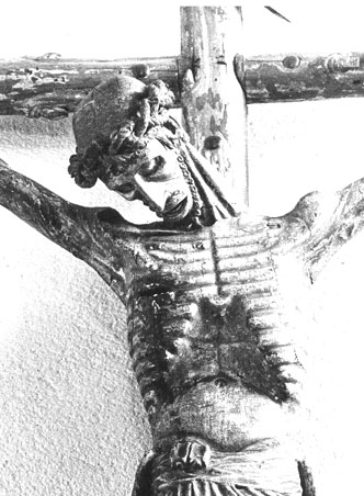 Christus aan het kruis, bovenlichaam