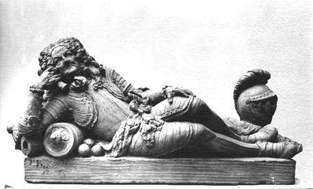 Model voor het praalgraf van luitenant-generaal Johan Theodoor Baron Von Friesheim