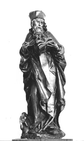 Heilige Antonius de Grote van Egypte, boek in zijn linkerhand