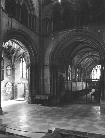 Zicht in Lady Chapel, vanuit zuidwesten