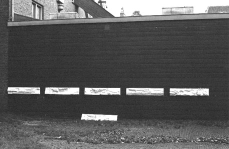 Schetsen voor de reliëfs  "The battle of Arnhem"