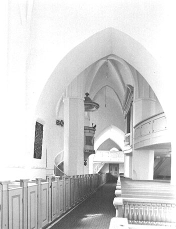 Interieur vanuit het oosten
