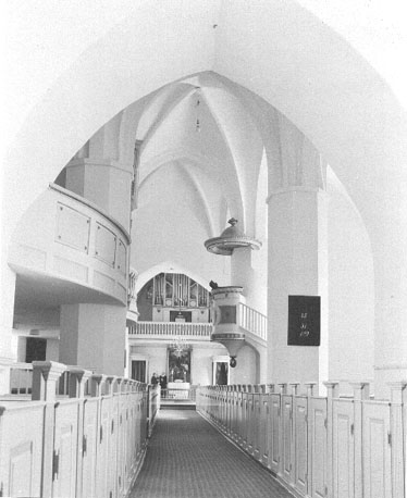 Interieur vanuit het westen
