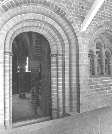 Ingang van kapittelzaal