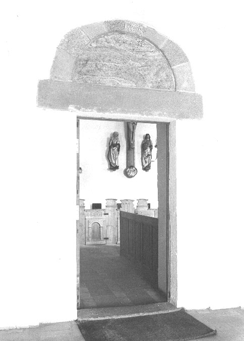Ingang van kerk