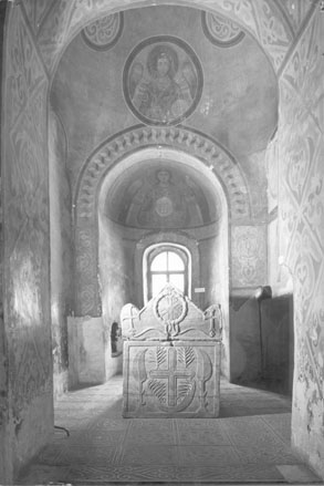 Noordelijke zijbeuk, graftombe van Jaroslaw de Wijze (978-1054), grootvorst van Kiev