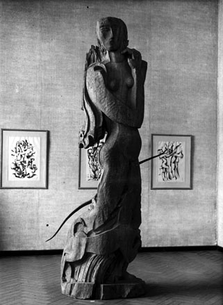 "Diana", tentoongesteld in het Stedelijk Museum in 1948