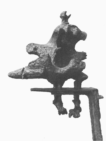 Sculptuur: "Gekluisterde hartstocht"