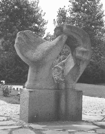 Monument ter herinnering aan de watersnoodramp in 1953