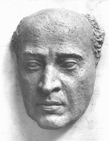 Model voor een sculptuur: portret van Louis Couperus (schrijver)