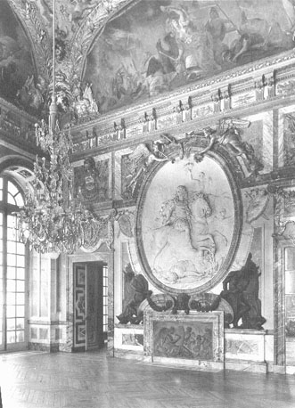 Salon de la Guerre, interieur: detail