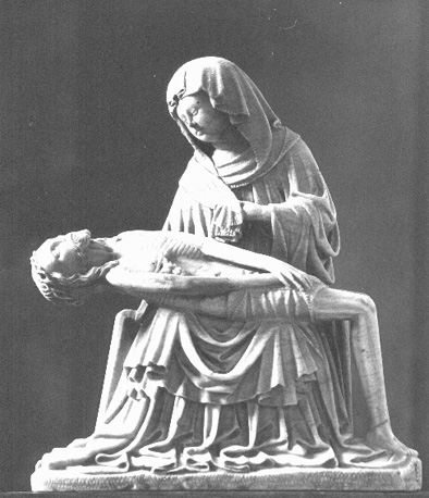 "Nood Gods" (Christus beweend door Maria)