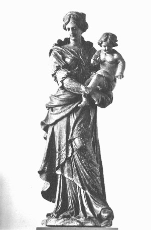 Staande Maria met Christuskind