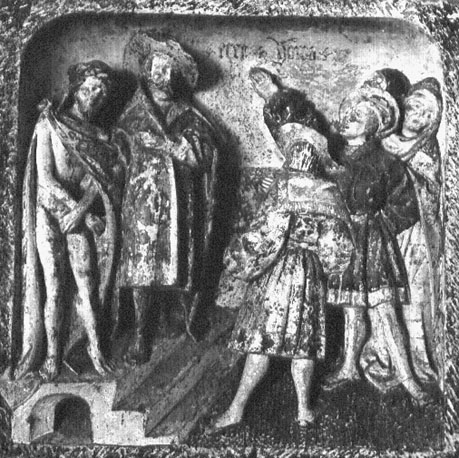 Kruiswegstaties: Pilatus toont Christus aan het volk (tweede statie, 'Ecce Homo' )