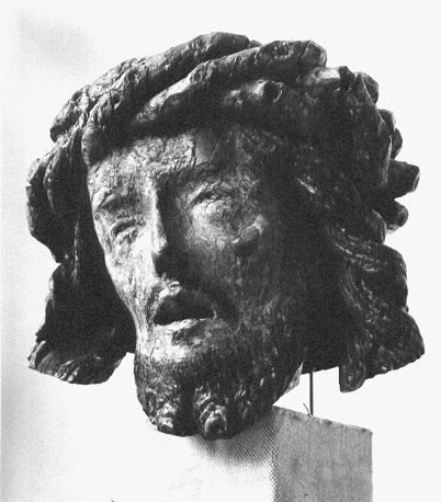 Hoofd van Christus met doornenkroon