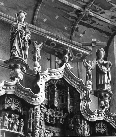 Sint Anna-retabel, fragment van bovenzijde