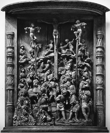 Passieretabel: uitgebreide voorstelling van de gebeurtenissen op Golgotha tijdens Christus' kruisiging