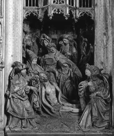 Passieretabel, fragment: de bewening van Christus