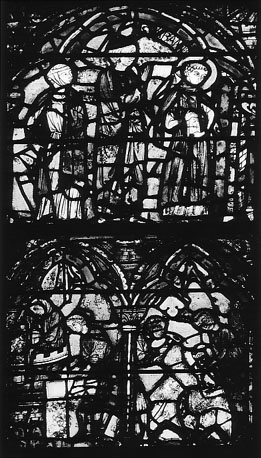 Gebrandschilderd raam, detail