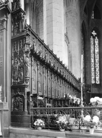 Kerk, koor, koorgestoelte