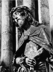 Ecce Homo, detail grafmonument van Pierre Bury.