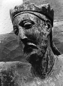 Christus van Tancrémont, detail: hoofd van Christus