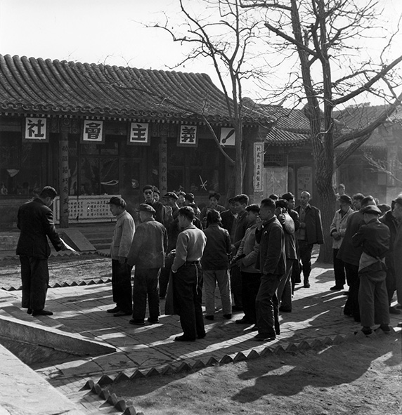 Bijeenkomst chinese arbeiders
