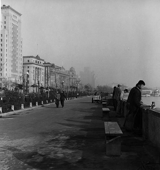 Promenade langs de Huangpu rivier
