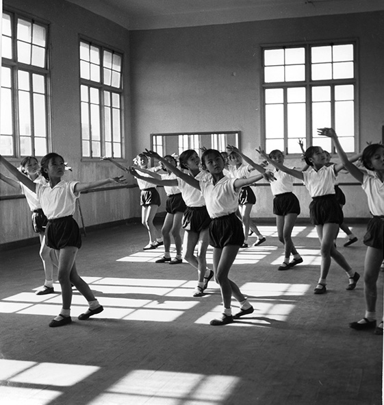 Dansklas van de kunstacademie